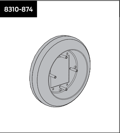 lcn 8310 874 – escutcheon