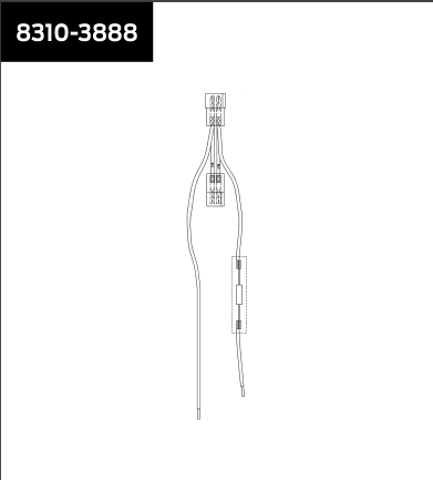 lcn 8310 3888 – safety module harness for 7900 series pneumatic control box