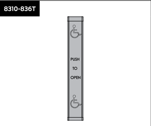 lcn 8310 836t – touchless actuator