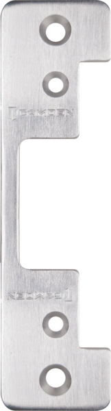 camden cx esf 2 – ansi round face plate for cx ed1309, brushed aluminum finish