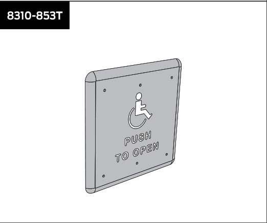 lcn 8310 853t – wall mounted actuator