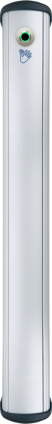 camden cm 8436vr – 36″ x 4.5″ column™ aluminum side load push plate switch with hands free sensor, anodized clear finish