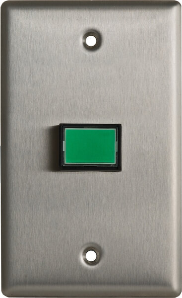 camden cm 300 – blank faceplate, spdt momentary (select button color option)