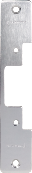 camden cx esf 3 – hollow metal frame face plate for cx ed1309, brushed aluminum finish