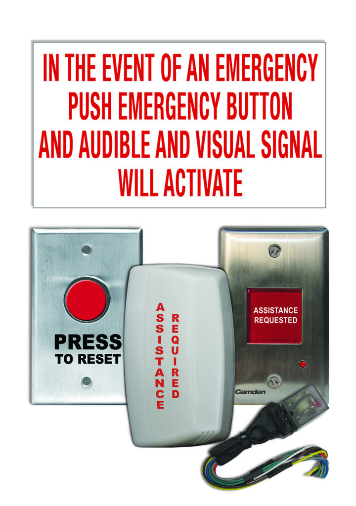 camden cx wec12 – universal emergency call kit with push button reset.