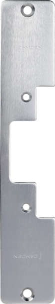 camden cx esf 4 – wood frame face plate for cx ed1309, brushed aluminum finish