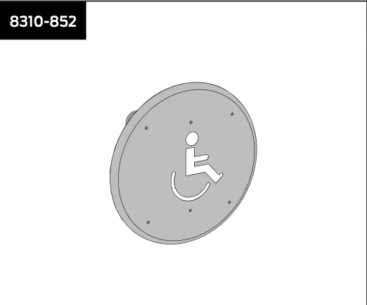 lcn 8310 852 – wall mounted actuator