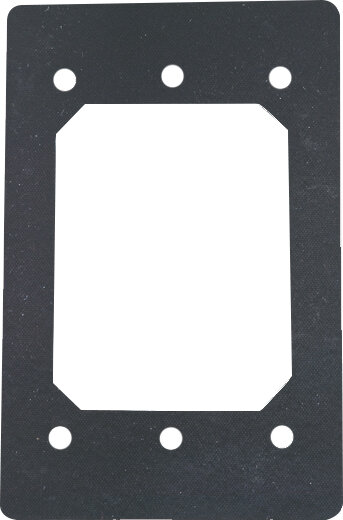camden cm 1000/21 – single gang neoprene gasket for camden push buttons