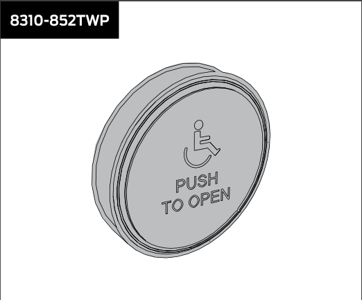 lcn 8310 852twp – wall mounted actuator