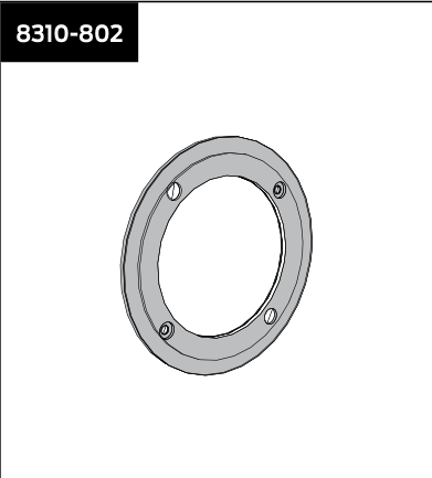 lcn 8310 802 – weather/trim ring