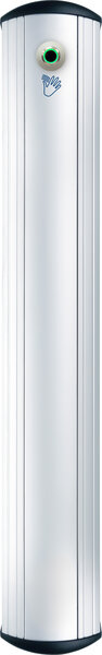 camden cm 8536vr – 36″ x 6″ column™ aluminum side load push plate switch with hands free sensor, anodized clear finish