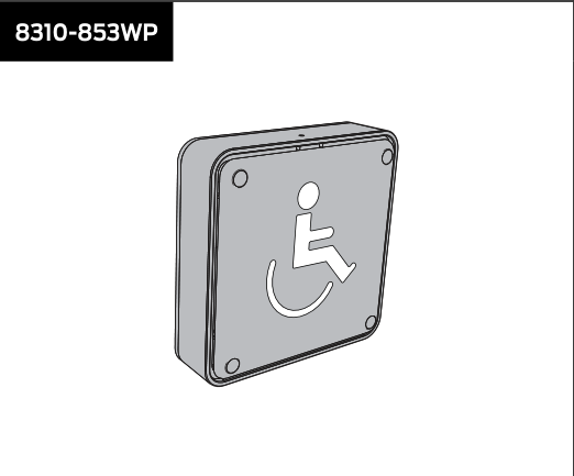 lcn 8310 853wp – surface mounted actuator