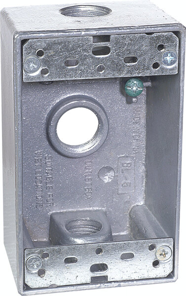 camden cm 34al – surface mount box for cm 1000 series key switches (previously cm 1000/05)