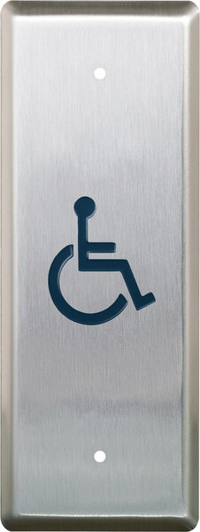 camden cm 25 – narrow push plate switch, vertical mounting