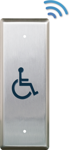 camden cm 25k – 1 3/4″ width, narrow push plate switch, vertical mounting, brush stainless steel finish. graphic options: ‘/2′ and ‘/4′ only.