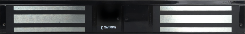 camden cx 92s 12tds bk – 1200lb double door mag lock w/ tds, all black