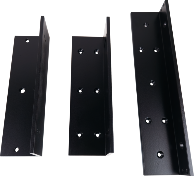 camden cx ma0613 bk – l & z bracket for 600lb mag lock, all black