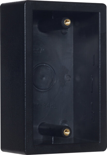 camden cm 34bl – double wall surface box for single gang switches