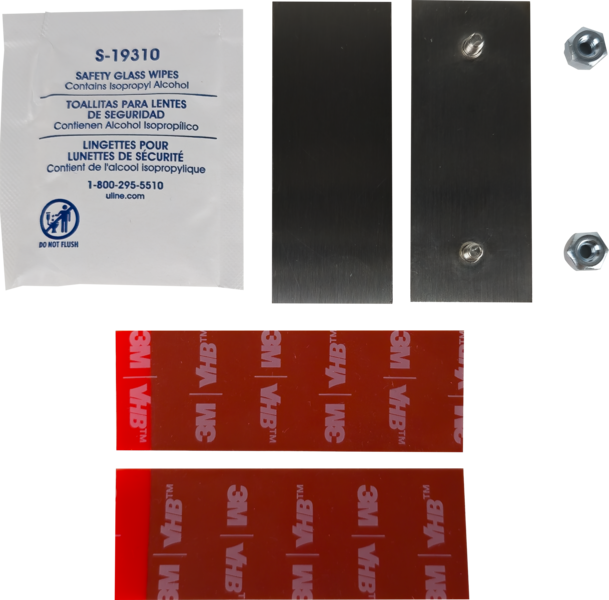 camden cx cl glmnt – glass mount kit for cx epd0009 magnetic cabinet lock