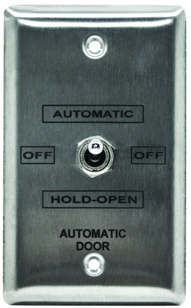 camden cm 195 31 – single gang toggle, three position on/off/hold open