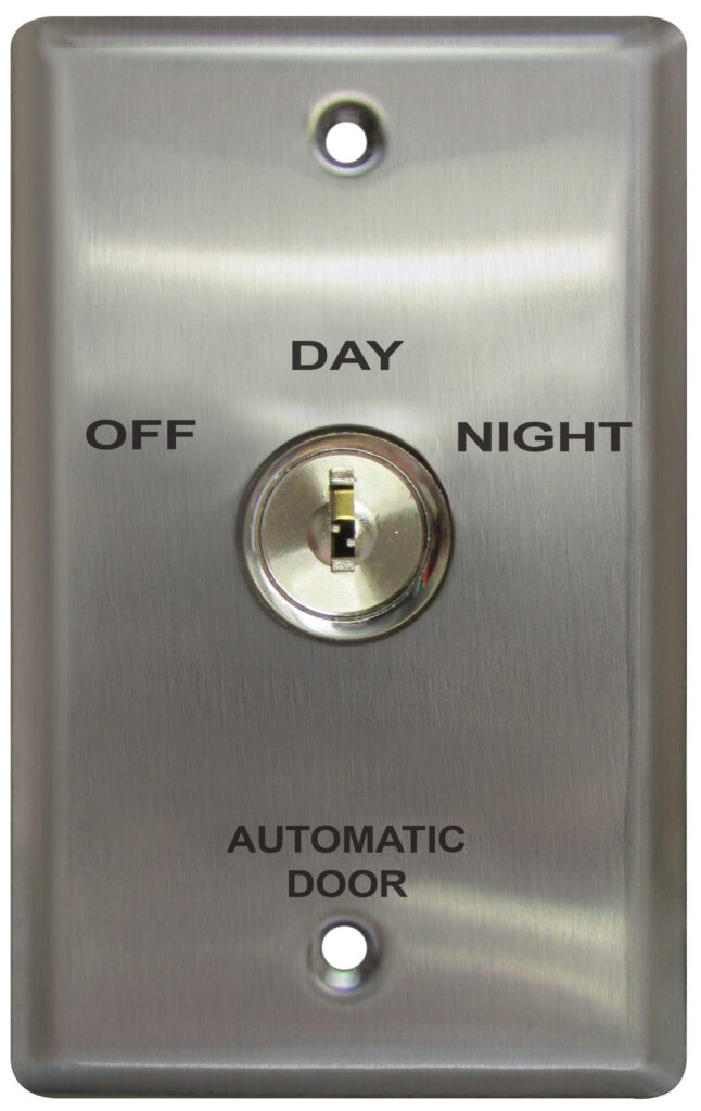 camden cm 180/23 – single gang key switch, 3 position off/day/night