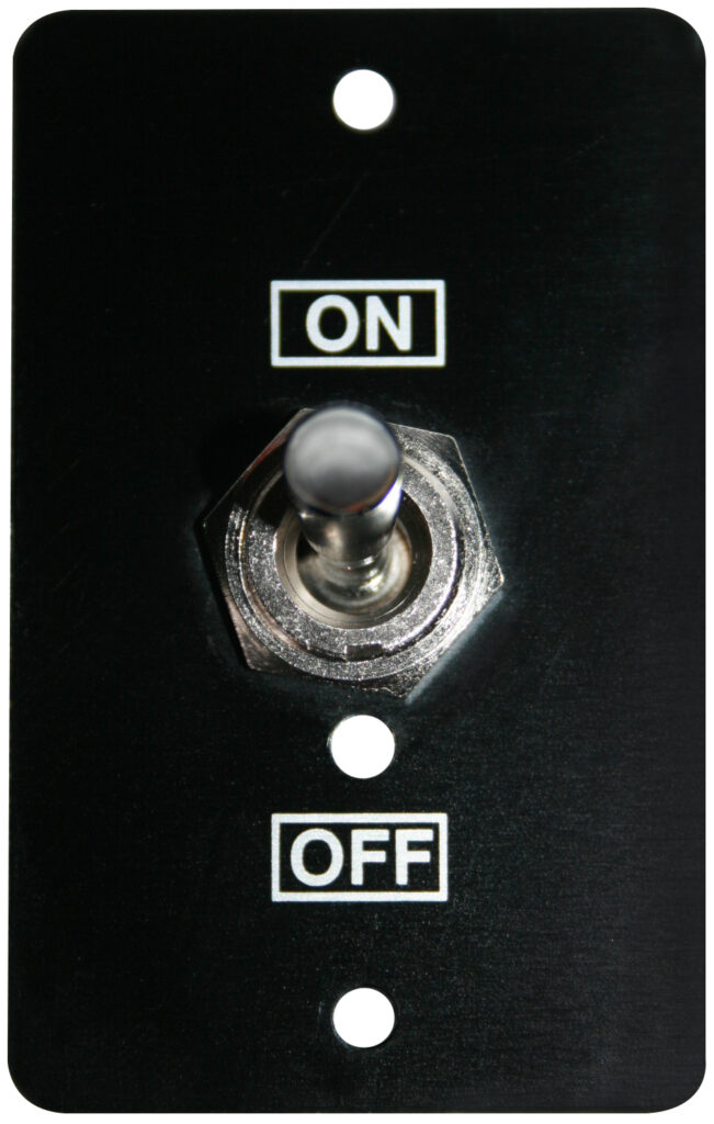 camden cm 190 30 – mini faceplate toggle, two position on/off