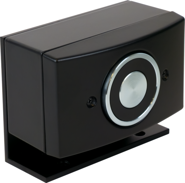 camden cx 95s dh fl bk – magnetic door holder, floor mount, black finish