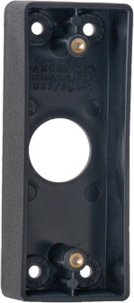 camden cm 23 – surface box, standard depth, for narrow/jamb installations