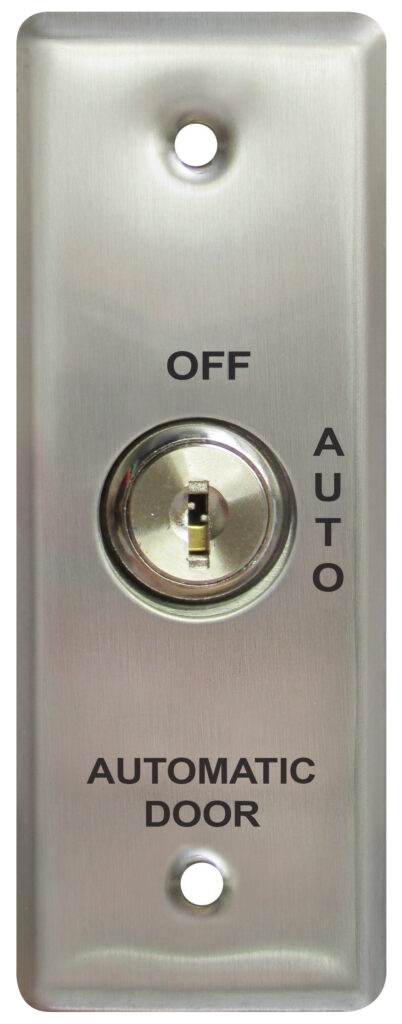 camden cm 170/21 – narrow stile key switch, 2 position maintained off/auto