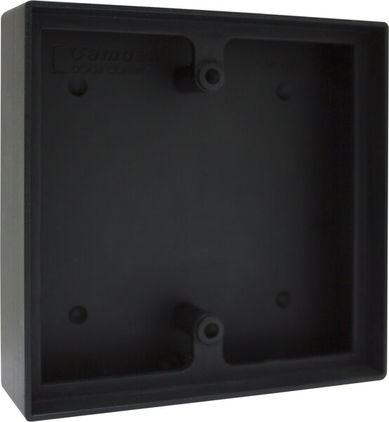 camden cm 43lp – low profile surface mounting box for cm 45/46 push plates